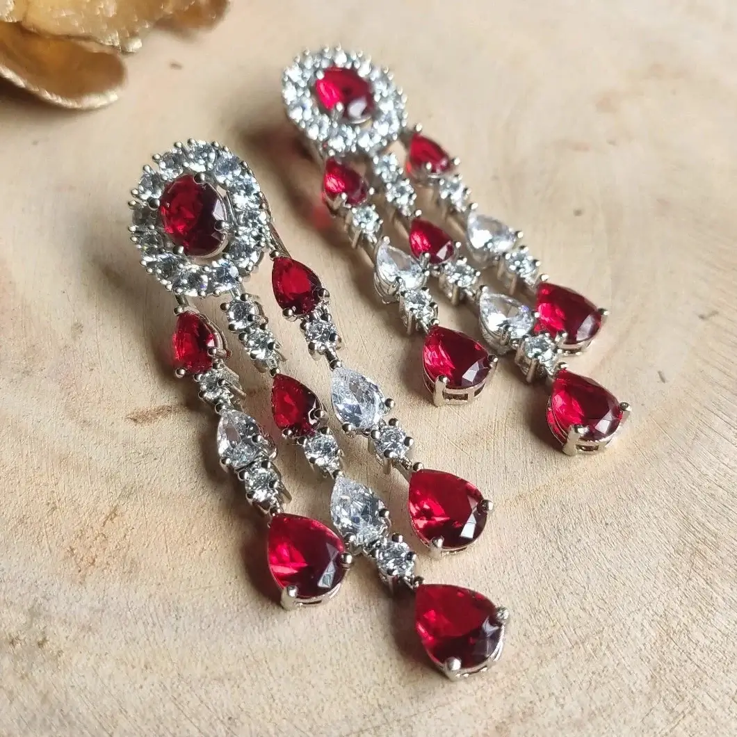 Royal Ruby Earrings